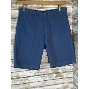 Tommy Bahama Men's 100% Pima Cotton Flat Front Chino Shorts Blue• Size 32